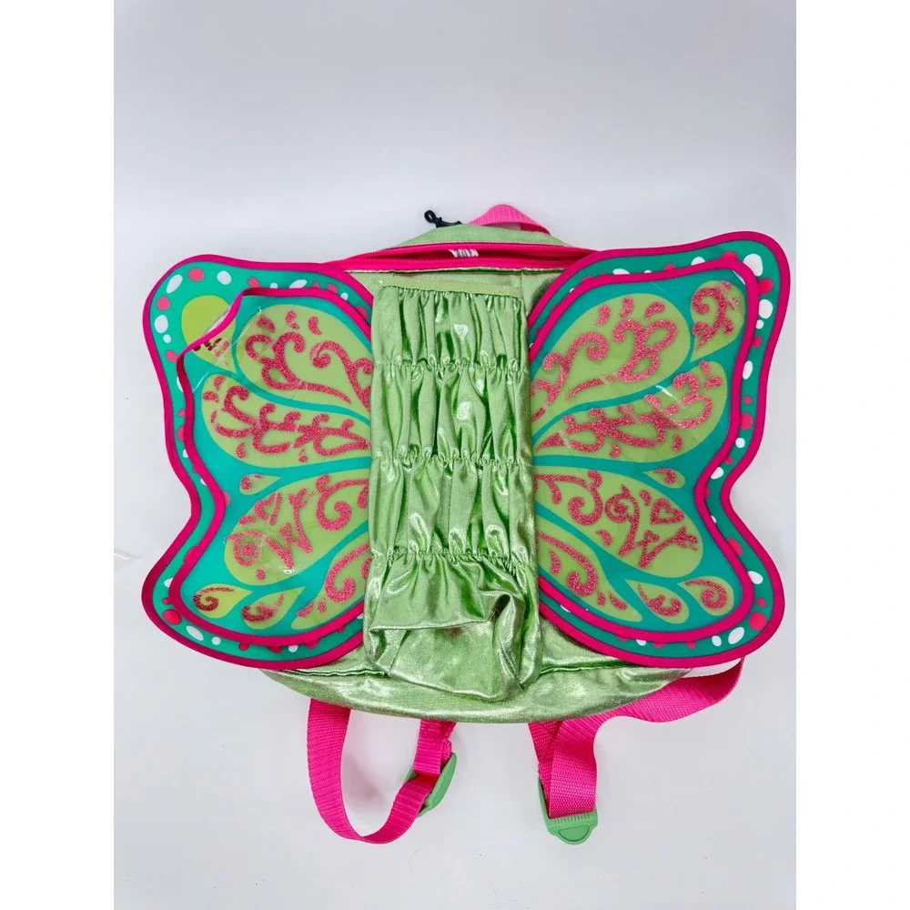 American Girl WellieWishers Butterfly Backpack Kids One Size Green Pink GDW39